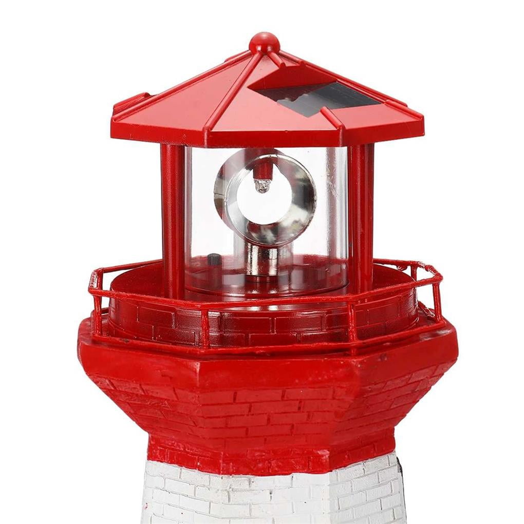 mmirethe LED Rotating Lighthouse Light Landscape Light Waterproof ...
