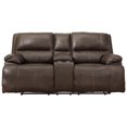 thumbnail image 2 of Power Recliner Loveseat with Storage Console, Walnut Brown, 2 of 5