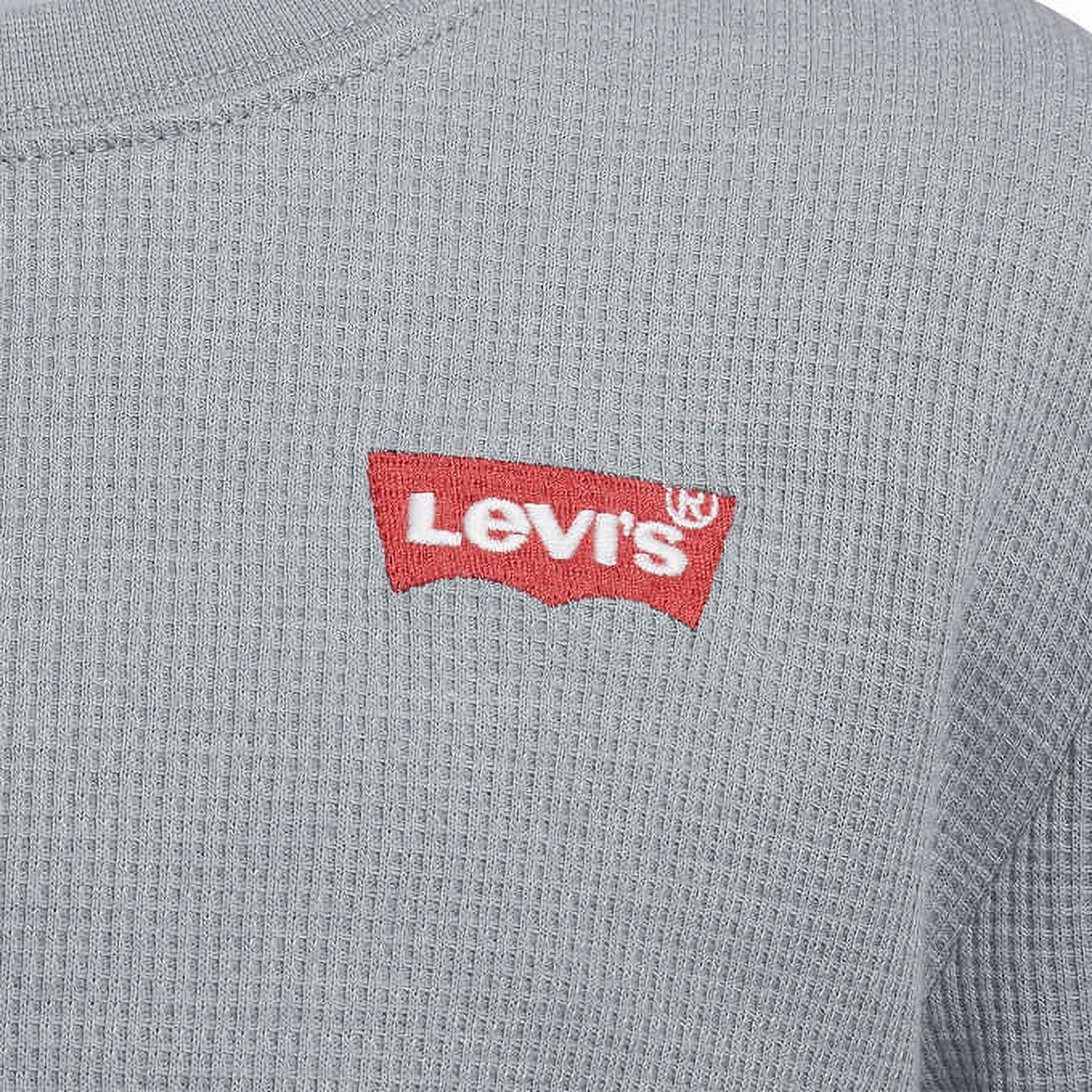 Levi's Youth Boy Flannel & Thermal 2-Pack Top Set (Black, XS-5/6)