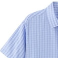 thumbnail image 6 of Mens Shirts Under $10 Mens Checkered Shirts Summer Chemise Homme Button Up Short Sleeve Shirt Men Blouse, 6 of 6