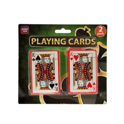 Plastic Coated Poker Playing Cards!