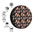 thumbnail image 4 of Daiia Colorful bow with polka dots Pattern Tire Covers , Travel Trailer Camper Truck SUV Motorhome Waterproof Wheel Cover, Sun Rain Snow Protector-14 inch, 4 of 6