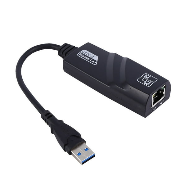 Adaptador de red SuperSpeed USB 3.0 a RJ45 Gigabit Ethernet con cable LAN para MacBook