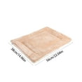 thumbnail image 2 of Washable Dog Bed Medium Size Dog,Comfort Fluffy Plush Pillow Bed Crate Pad,Non-Slip and Machine Washable Kennel Pet Sleeping Mat, 2 of 11
