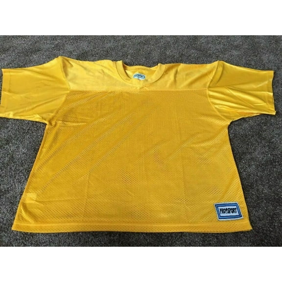 ProSport Dazzle Adult Football Jersey Gold Size S/M