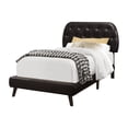 thumbnail image 2 of Brown Faux Leather Bed - Supports 400 lbs for Teen Use, 2 of 2