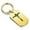 Gold, variant on Stainless Steel Religious Cross Crucifix Dog Tag Keychain Circle Ring