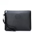 thumbnail image 3 of Bolso tipo sobre, bolso de mano informal para hombre, bolso de piel sintética suave, bolso para teléfono móvil, cartera de gran capacidad, 3 of 4