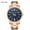 RoseGoldShellBlueFaceSteelStrip, variant on Men's Quartz Watch Waterproof Wristwatches 800505605291