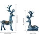 thumbnail image 3 of Escultura de resina moderna, adornos de ciervo, estatua de ciervo de Navidad, resina, regalos de cumpleaños, bodas, adornos de mesa de coche de oficina, 3 of 5