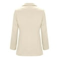 thumbnail image 5 of MOJOGO Women's Blazer Dresses Long Sleeve Double Breaste Lepal Jackets Office Party Dress Trendy Fall Spring Fall Outfits Beige XL, 5 of 7