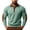 Mint Green, variant on Guluxicc Dressy Henley Sweatshirts for Men Elbow Patch Ribbed Cuffs Hem Button Closure Collared Long Sleeve Casual Sweatshirts for Fall Winter Pullover