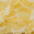 thumbnail image 4 of Leaf Type Tulle Voile Door Window Curtain Drape Panel Sheer Scarf Valance Yellow, 4 of 4
