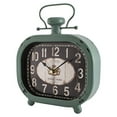 thumbnail image 2 of LA Crosse Technology 244292 Green Metal Decor Analog Wall Clock, 2 of 2