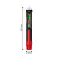 thumbnail image 3 of Bolígrafo Prueba Voltaje Sin Contacto HT90/HT100/HT100P/HT101 Bolígrafo Detector Voltaje CA para Alarma Zumbador para Juicio Del Probador en Vivo/neutro (HT100) [enviado Sin Batería], 3 of 9
