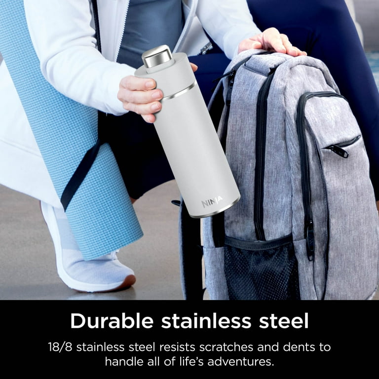Ninja Thirsti 18oz. Travel Water Bottle, Leak Proof Stainless