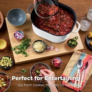 Ninja 17-in-1 PossibleCooker PRO 8.5 Qt Multi-Cooker, Slow Cook, Bake, Sear, with Smart Cook System,Oven Safe Pot to 500°F, MC2052CO White