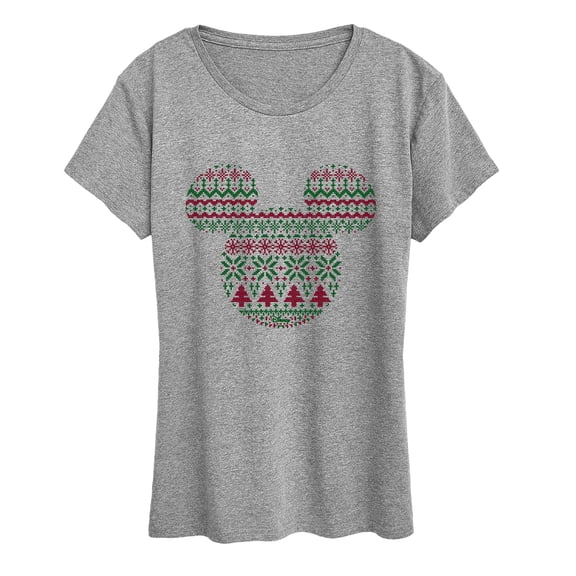 Disney - Sweater Mickey Ears - Women's Short Sleeve Graphic T-Shirt