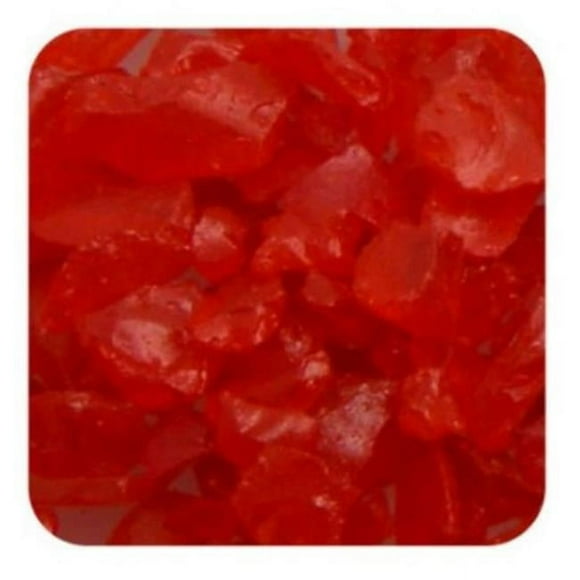 Sandtastik Colored ICE Real Glass Gems, Red - 10 lb