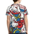 thumbnail image 2 of Hello Kitty T Shirts For Girls Boys, 3d Print Cartoon Graphics T Shirt, Youth Crewneck T-Shirt, Unisex Short Sleeve Top Tees Age 4-16 Years, 2 of 7