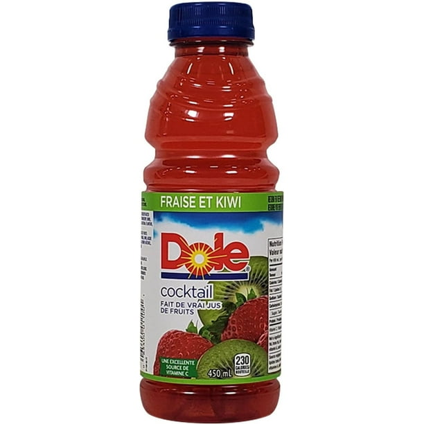 Dole Strawberry Kiwi Juice, 450ml Pack of 12 Walmart.ca