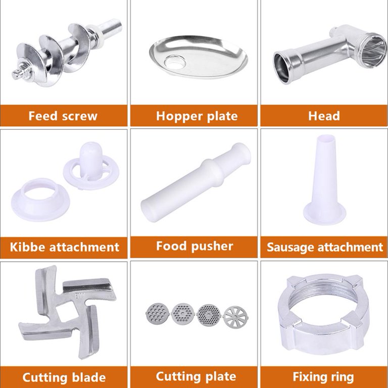 Buy Wholesale China Small Size Electric Meat Grinder Plastic Housing Sausage  Maker Kibbe Attachment With Handle & Meat Grinder at USD 15.5