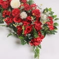 thumbnail image 7 of Artificial Wedding Arch Flowers Hanging Backdrop Decor Display for Wedding Arch and garden Outdoor Wall Decorations Red, 7 of 7