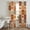Orange, variant on Plaid Fall Pumpkins Sheer Curtains 96 Inch Length 2 Panels Set, Thanksgiving Autumn Maple Leaf Checkered Window Treatment Semi Sheer Long Curtains Drapes for Bedroom/Living Room/Kitchen 52"x96"x2