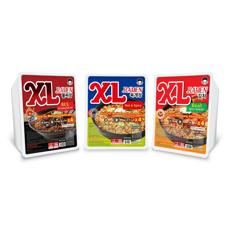 即購入OK❤︎Ramchan＊＊ XL Ramen Kimchi Mukbang Ramen Noodles - Walmart.com
