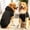Black, variant on Basic Dog Hoodie, Soft and Warm Dog Hoodie Sweater with Leash Hole and Pocket, Dog Winter Coat, Cold Weather Clothes for XS-5XL Dogs