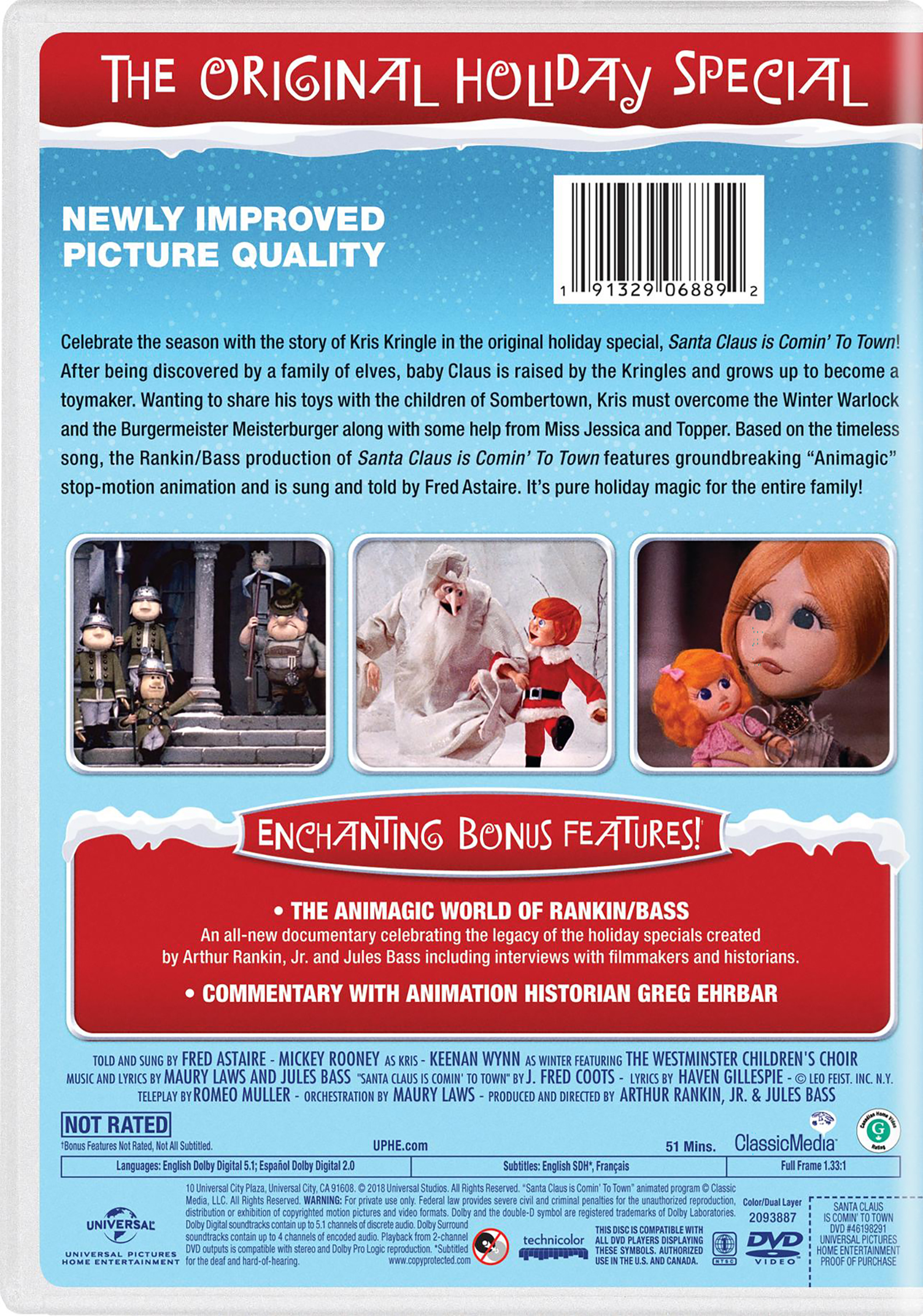 Santa Claus Is Coming To Town (DVD), Family, Universal