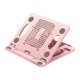 thumbnail image 1 of Soporte para computadora portátil, soporte plegable para computadora portátil, base portátil, estación de ángulo ajustable, elevador para portátil, Rosa, 1 of 8