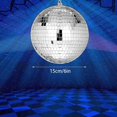 thumbnail image 2 of 2024, Bola de Espejo, 2 Piezas de Bola de Discoteca, Bola de Discoteca Plateada, Bolas de Espejo Plateadas, Bolas de Discoteca con Espejo, Bola de Espejo Pequeña, Bola de Discoteca, 2 of 2