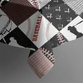 thumbnail image 5 of Baseball Patchwork Pattern Square Tablecloth,Waterproof Square Table Cover,Wipeable Spillproof Washable Table Cover for Home Kitchen Party Decor 42"X42"(107x107cm), 5 of 6