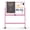 Purple- Upgraded, variant on White Double Sided Height Adjustable Mobile Dry Erase Whiteboard for Office Home Classroom