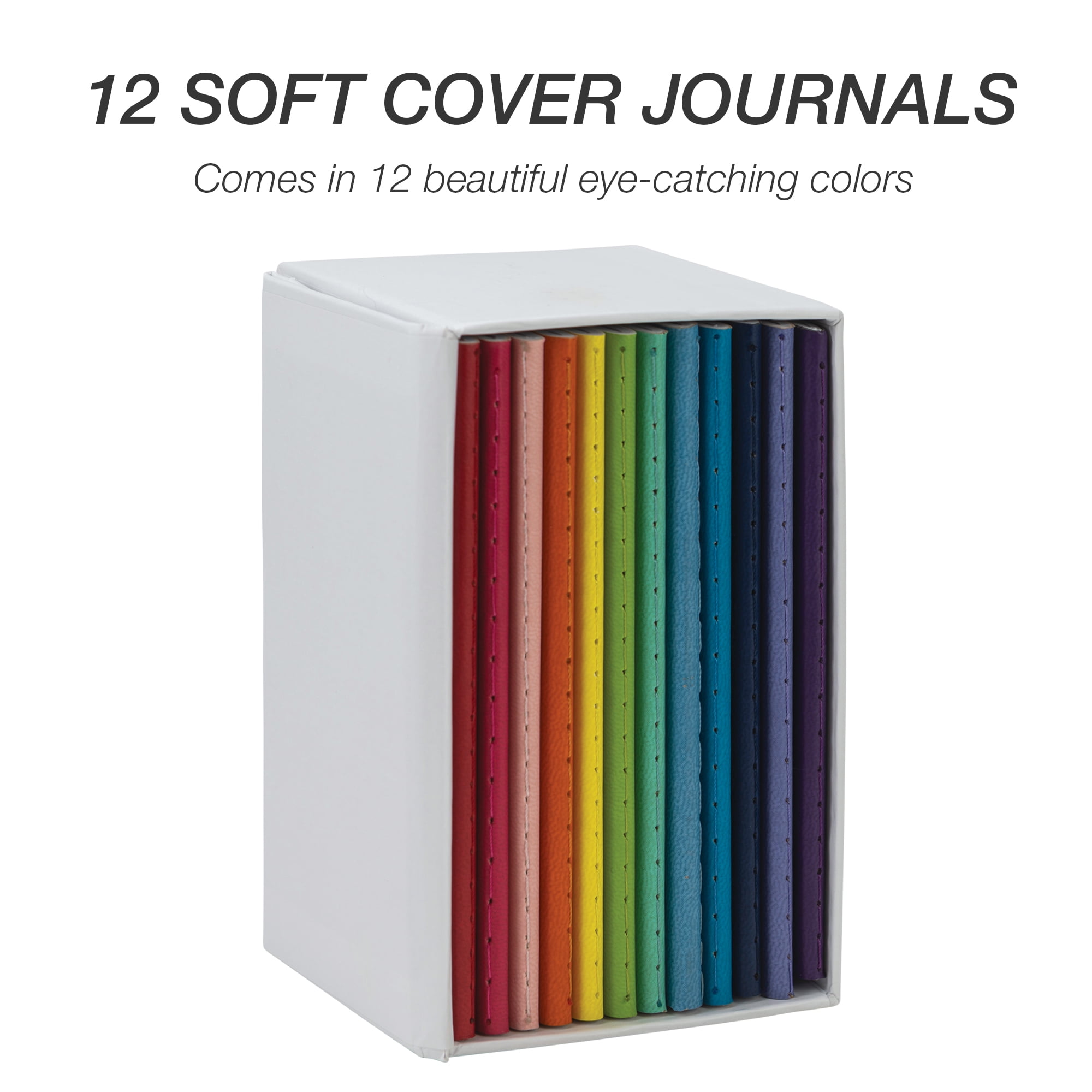 Colorations® Blank Journal Notebooks - Set of 12