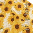 thumbnail image 4 of Yiaed Vintage Marble Pattern Sunflower Print Cap Adjustable Size for Running Workouts and Outdoor Activities All Seasons, 4 of 5