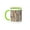 Green/White, variant on 3drose, Old Oak Tree Bark, 15oz Mug
