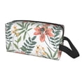 thumbnail image 2 of Goofa Lilies Flowers Printed Toiletry Bag with Handle,Large Capacity Travel Makeup Cosmetic Bag for Women, Carry on Airport Airline Compliant Bag, 2 of 9