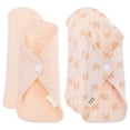 thumbnail image 3 of WORGEOUS Toallas sanitarias reutilizables de 5 piezas Almohadillas sanitarias transpirables de algodón lavables para mujeres Lady (patrón aleatorio), 3 of 8