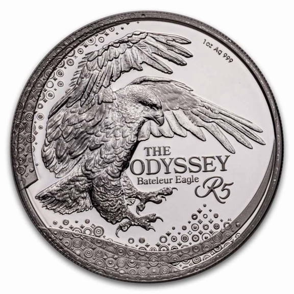 2025 South Africa 1 oz Silver The Odyssey Series: Bateleur Eagle