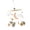 Gray, variant on Handcrafted Wooden Star Sheep Nursery Mobile For Newborns Visual Auditory Development