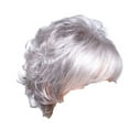 thumbnail image 2 of WXLCISI Women's Fashion Wig Silver Synthetic Hairshort Wigs hair Wave Wig, 2 of 4