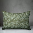 thumbnail image 3 of Creative Products Green Dainty Floral 20 x 14 Spun Poly Pillow, 3 of 3
