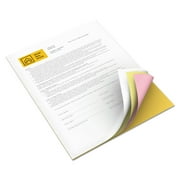 Xerox 3R12856 Carbonless Paper, 4-part Reverse, Letter, Goldenrod/pink/canary/white, 1250 Sets