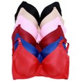 thumbnail image 2 of Angelina Women's Wired Padded T-Shirt Bras with Wide Wings (6-Pack), 2 of 3