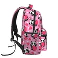 thumbnail image 3 of Fotbe Panda Heart Valentine Pattern Casual Backpack for School, Travel, and Outdoor Activities - Durable, Lightweight, and Comfortable, 3 of 5