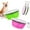 Pink + Green, variant on Pawaboo Collapsible Dog Bowls 2 Pack, Silicone Feeding Watering Bowls with Lids & Carabiners for Dogs Cats, Portable Water Feeder Food Bowl for Walking Traveling Home Use, 450ml, Blue + Green
