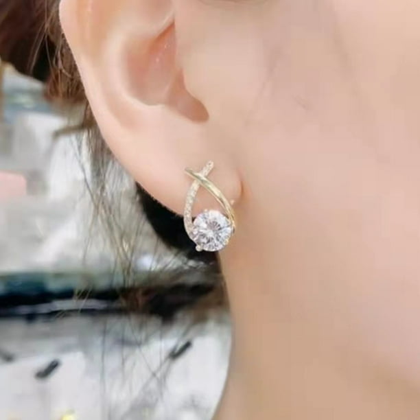 Long clearance ear studs