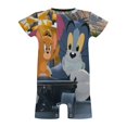 thumbnail image 5 of Tom And Jerry Baby Bodysuit Boy Girl Clothes Soft Newborn Infant Outfit Short Sleeve Romper, 5 of 8